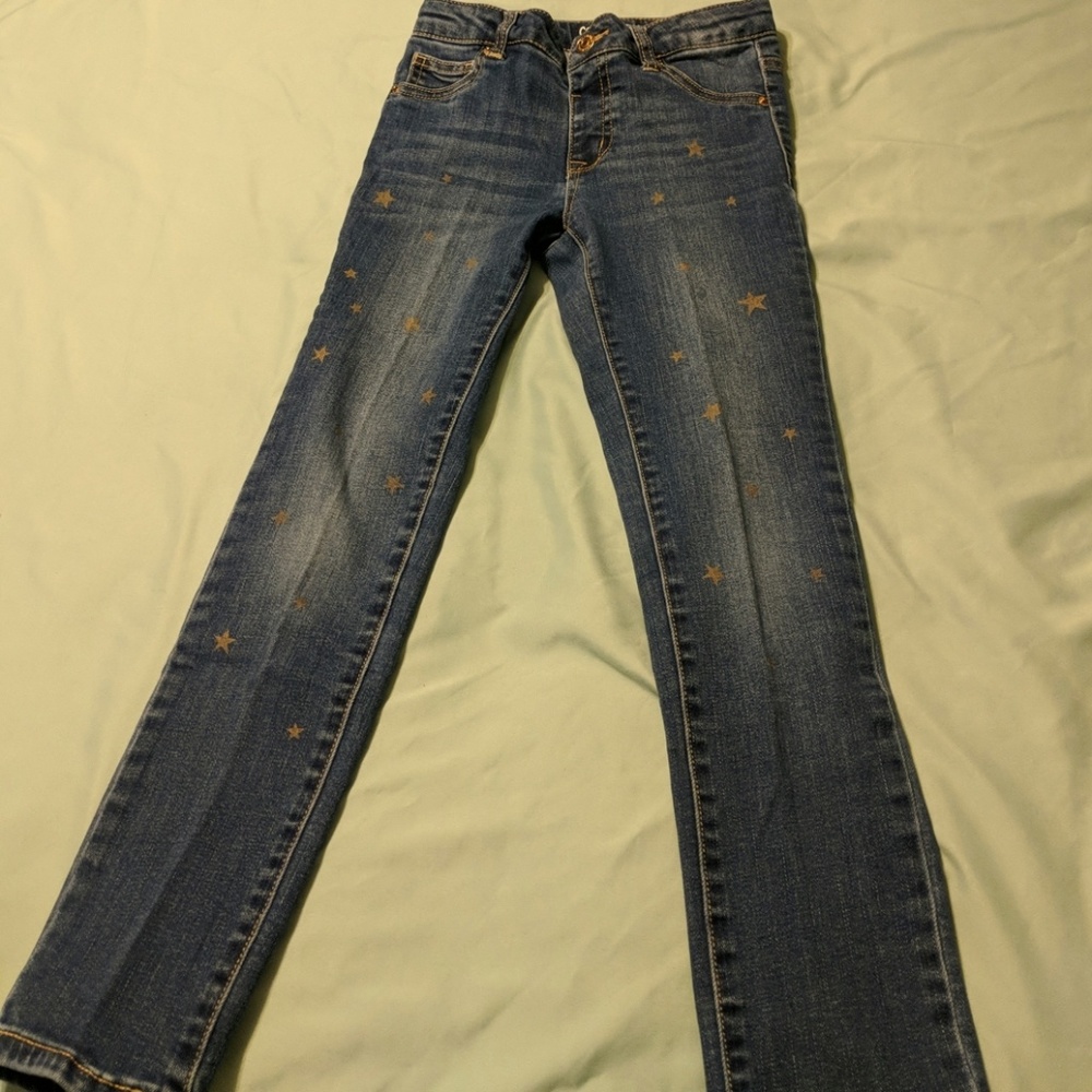 Girls jeans with stars
